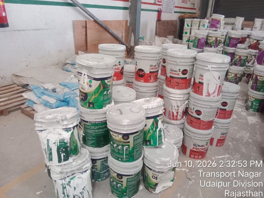 E-AUCTION FOR DISPOSAL of TRANSIT ACCIDENTAL DAMAGE “APPROX. 400 NOS OF VARIOUS PAINT CONTAINERS”